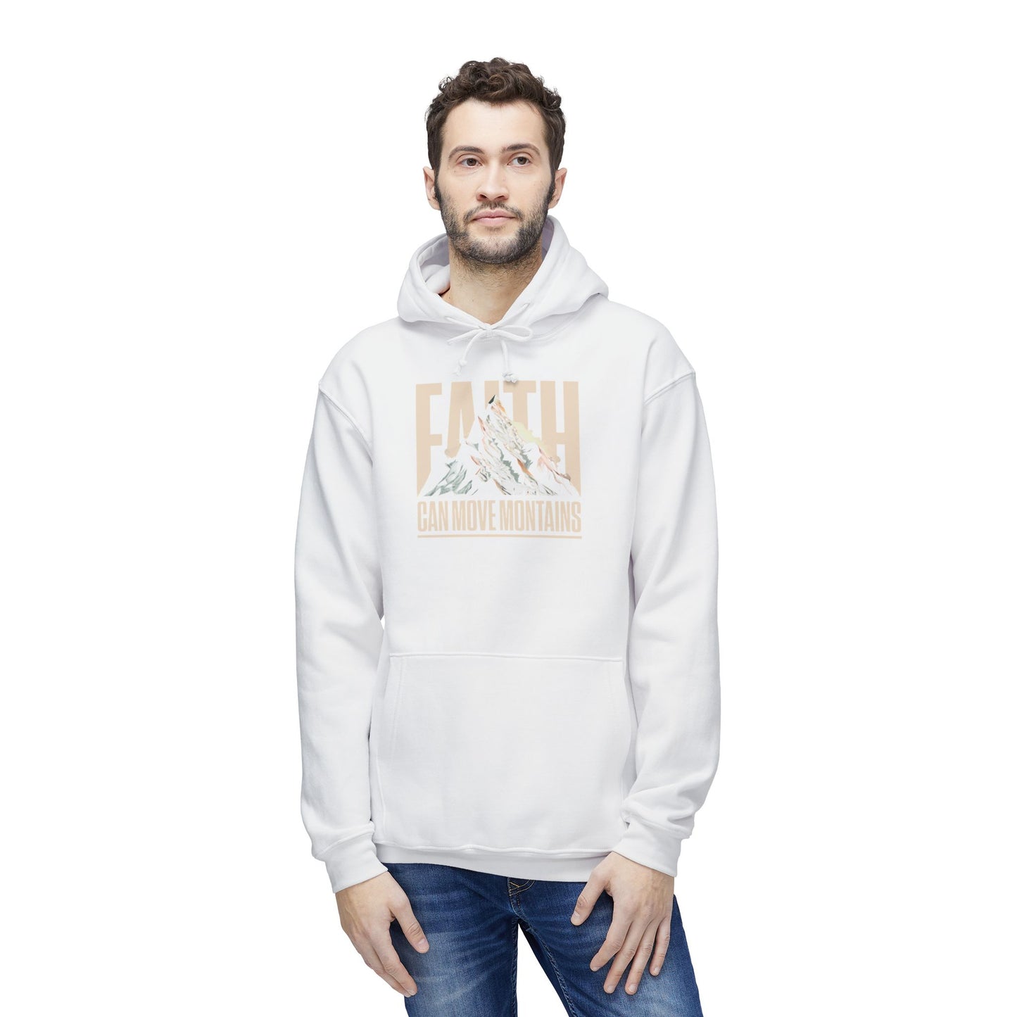 FAITH CAN MOVE MOUNTAINS Unisex Hooded Sweatshirt