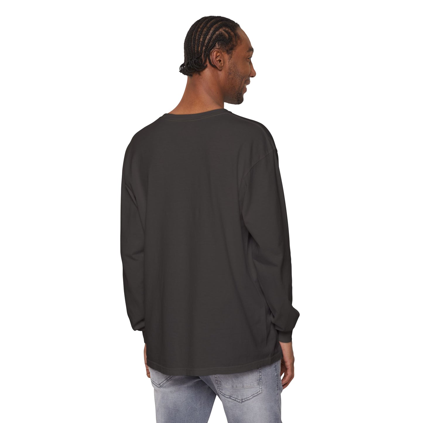 Send Me Garment-Dyed Long Sleeve Shirt - Here Am I! Send Me! Tee
