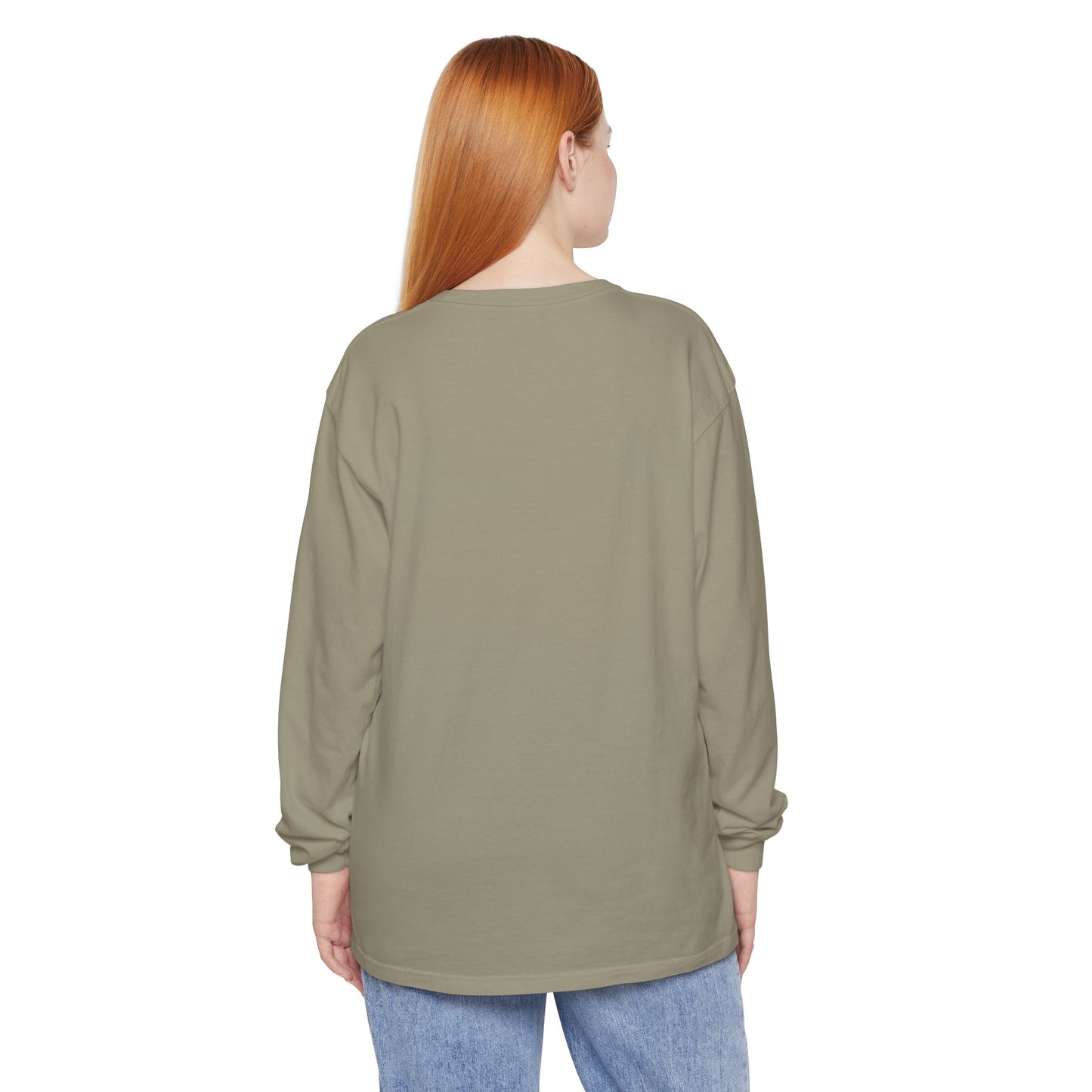 Send Me Garment-Dyed Long Sleeve Shirt - Here Am I! Send Me! Tee