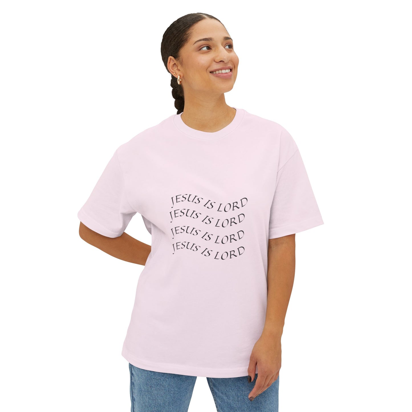 Jesus is Lord Inspired Unisex Oversized Tee