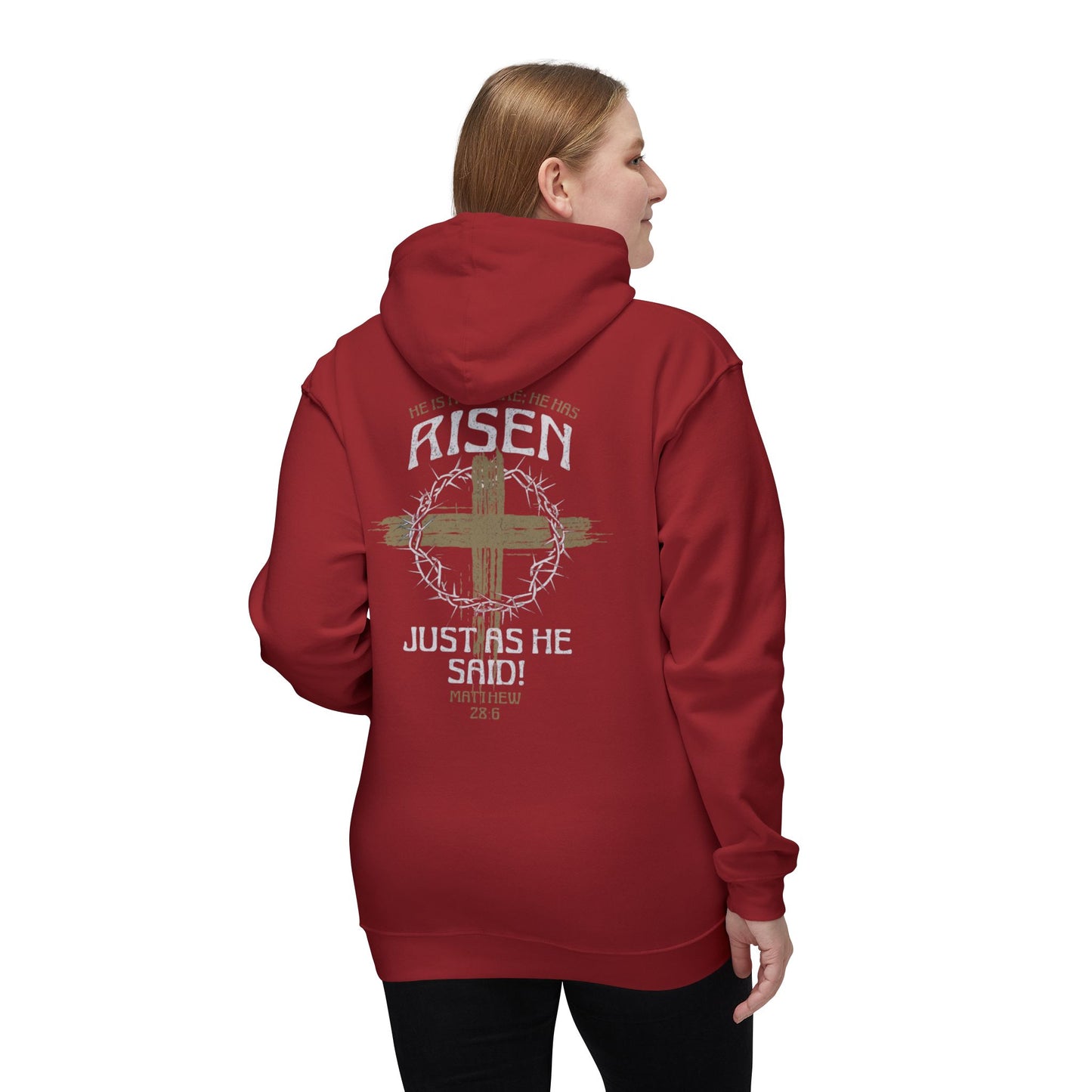 RISEN Unisex Hooded Sweatshirt