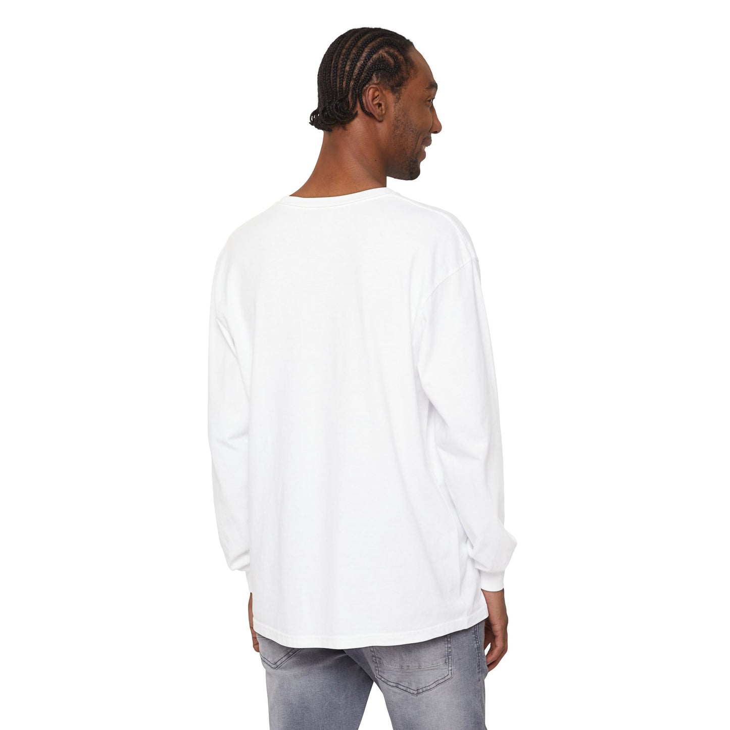 Send Me Garment-Dyed Long Sleeve Shirt - Here Am I! Send Me! Tee