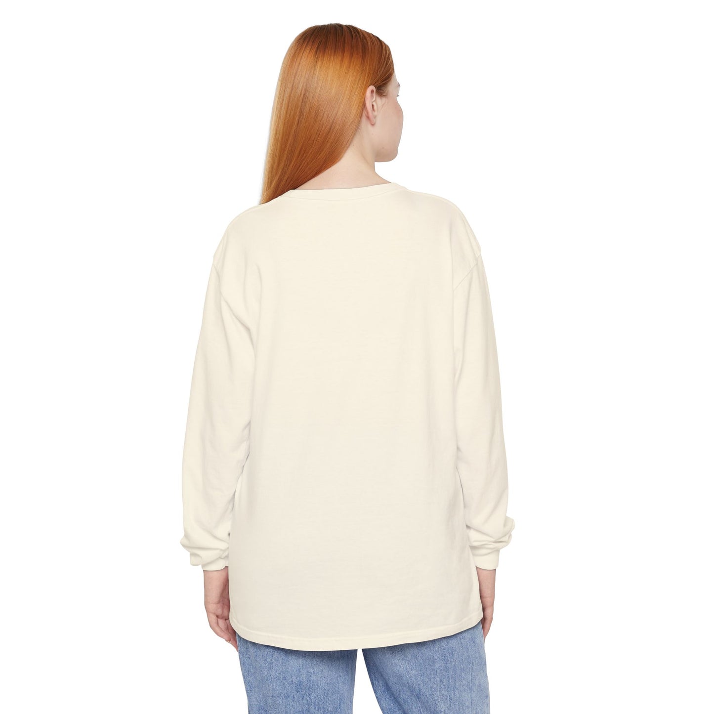 Send Me Garment-Dyed Long Sleeve Shirt - Here Am I! Send Me! Tee