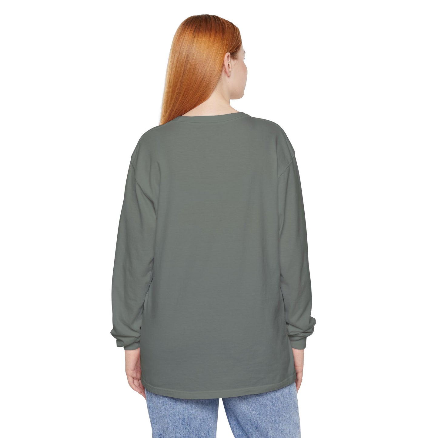 Send Me Garment-Dyed Long Sleeve Shirt - Here Am I! Send Me! Tee