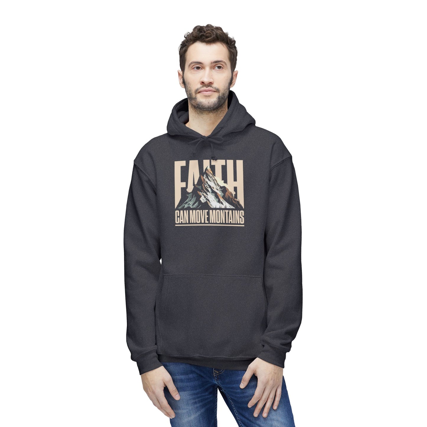 FAITH CAN MOVE MOUNTAINS Unisex Hooded Sweatshirt