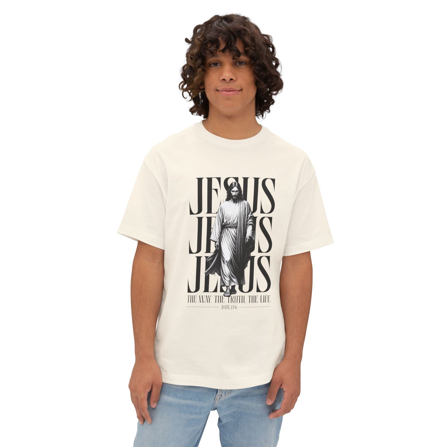 JESUS JESUS Unisex Oversized Tee
