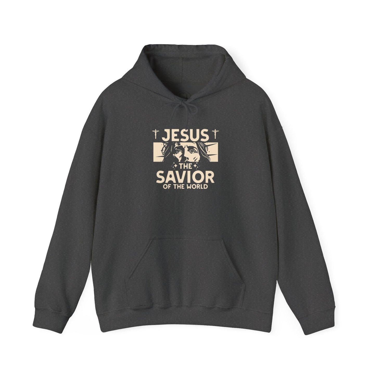 JESUS SAVIOR Motivational Hooded Sweatshirt