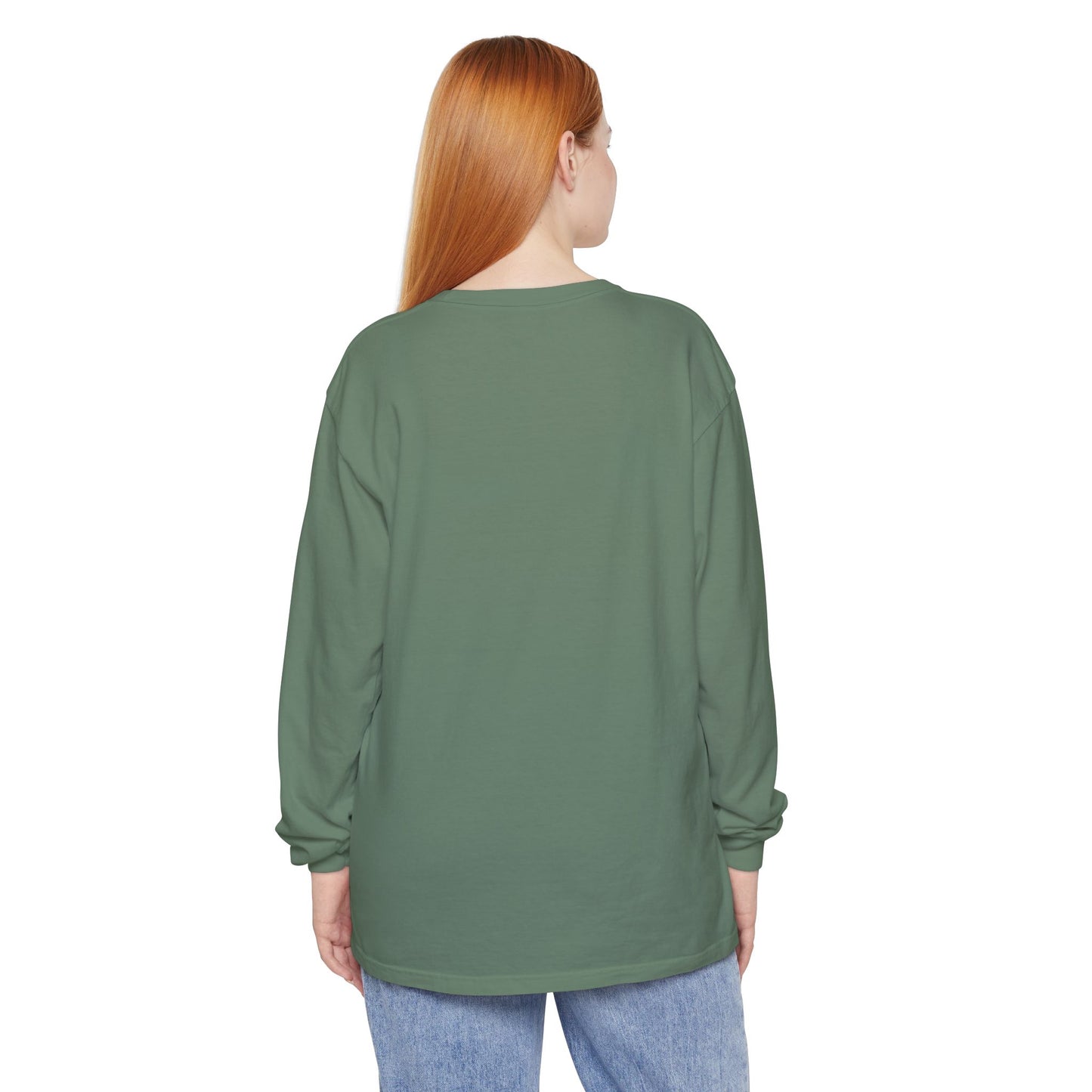 Send Me Garment-Dyed Long Sleeve Shirt - Here Am I! Send Me! Tee