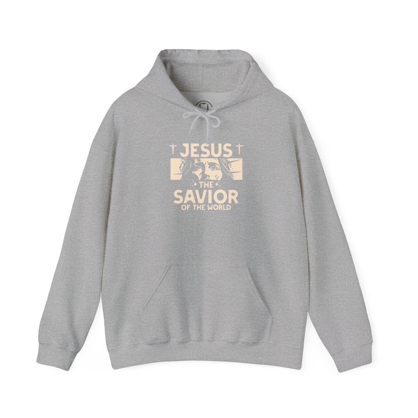 JESUS SAVIOR Motivational Hooded Sweatshirt