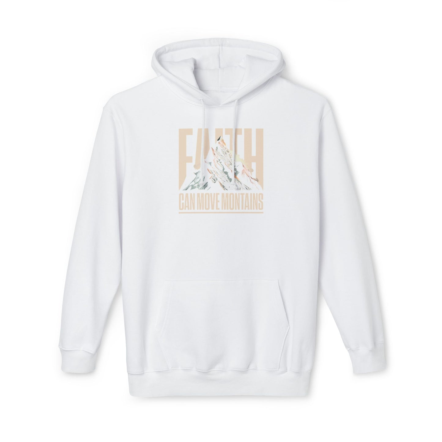FAITH CAN MOVE MOUNTAINS Unisex Hooded Sweatshirt
