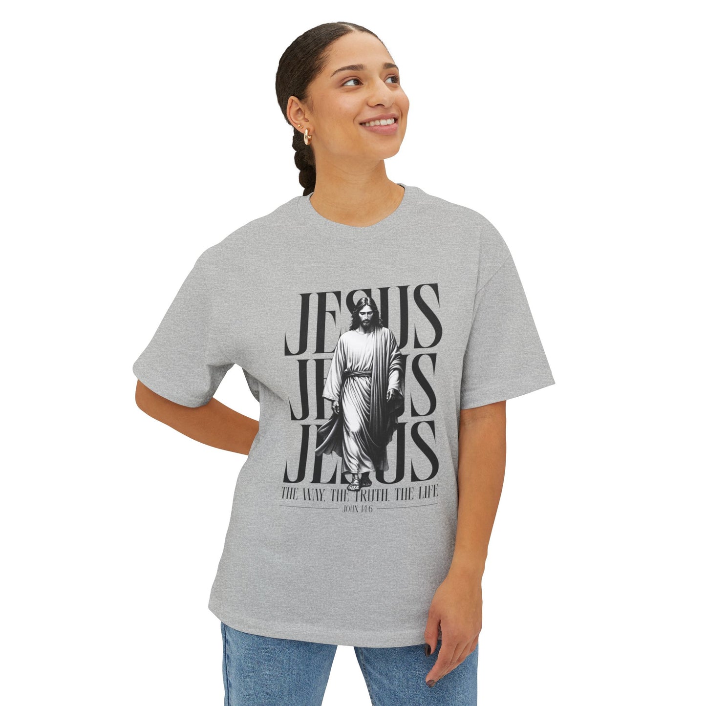 JESUS JESUS Unisex Oversized Tee