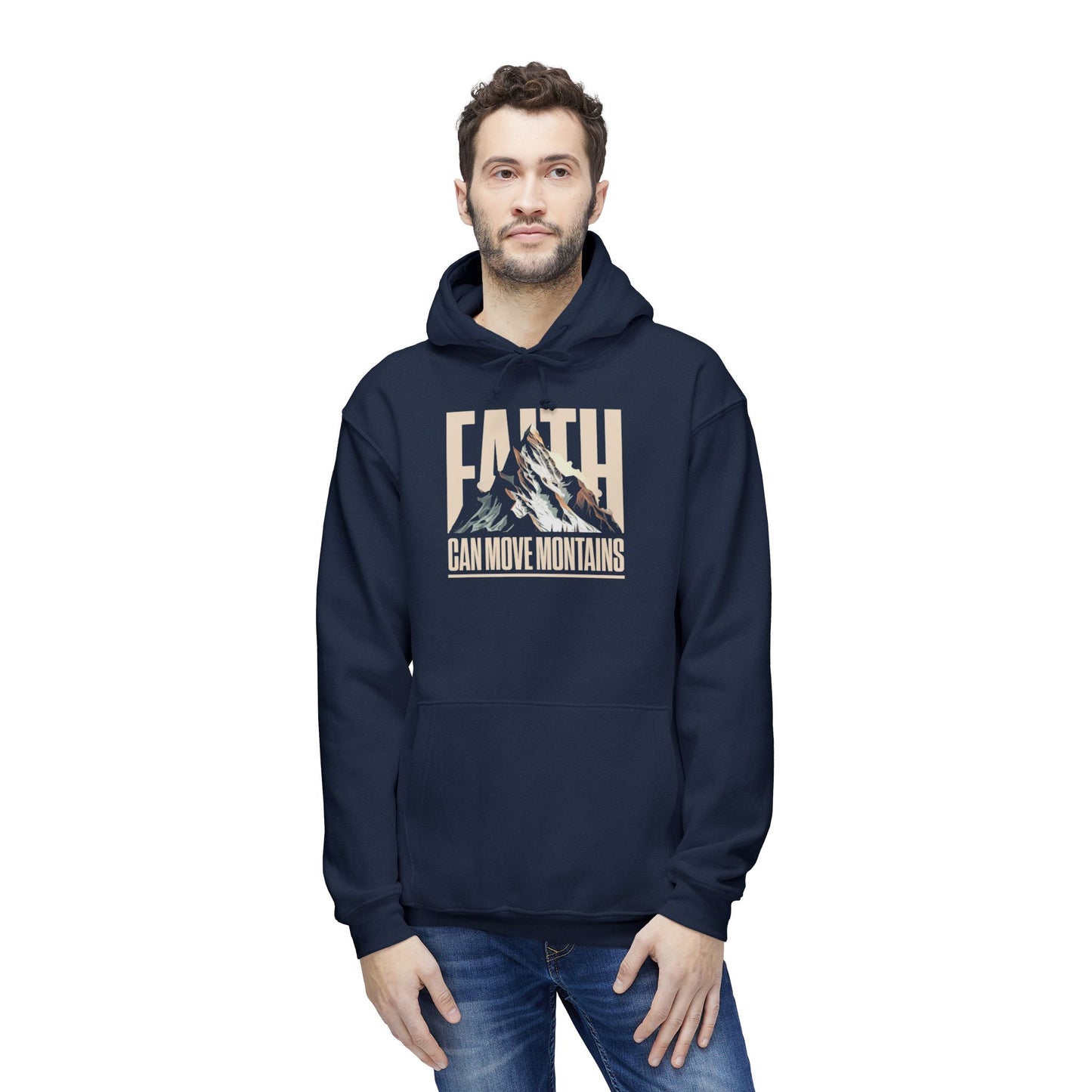 FAITH CAN MOVE MOUNTAINS Unisex Hooded Sweatshirt