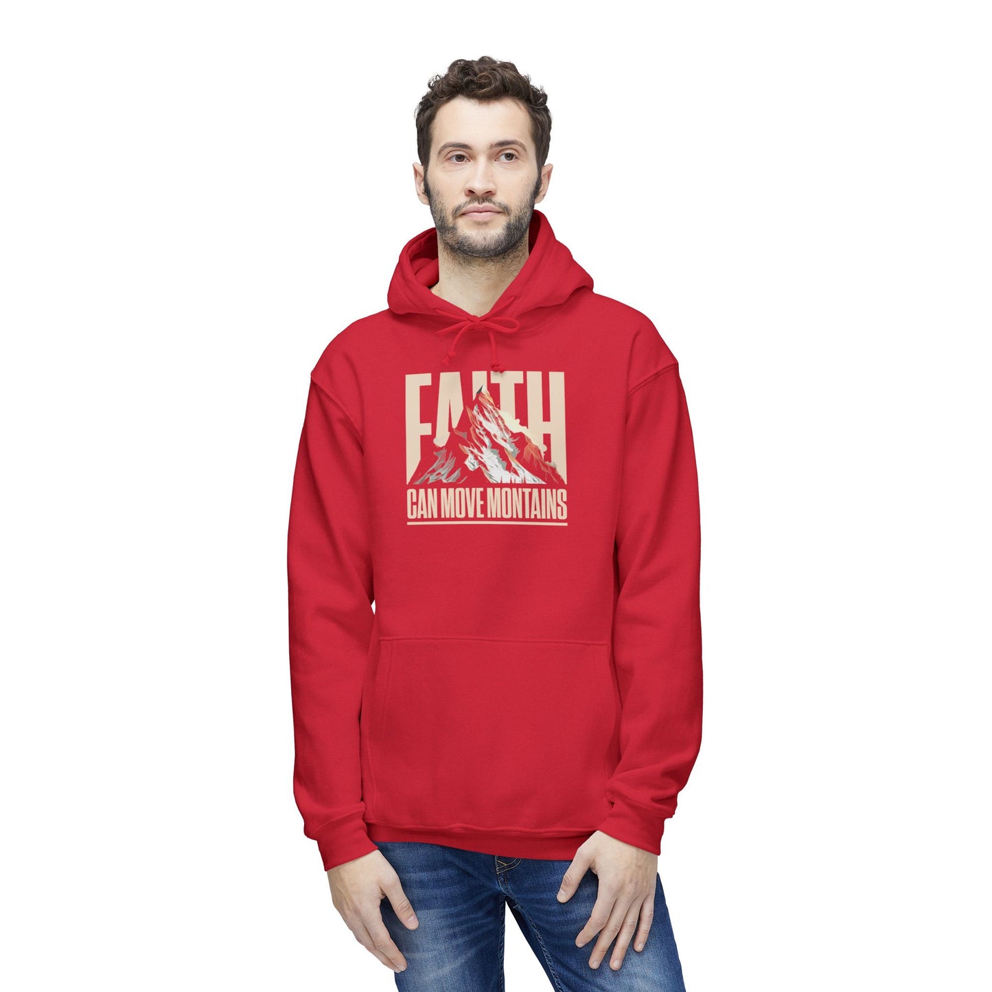 FAITH CAN MOVE MOUNTAINS Unisex Hooded Sweatshirt