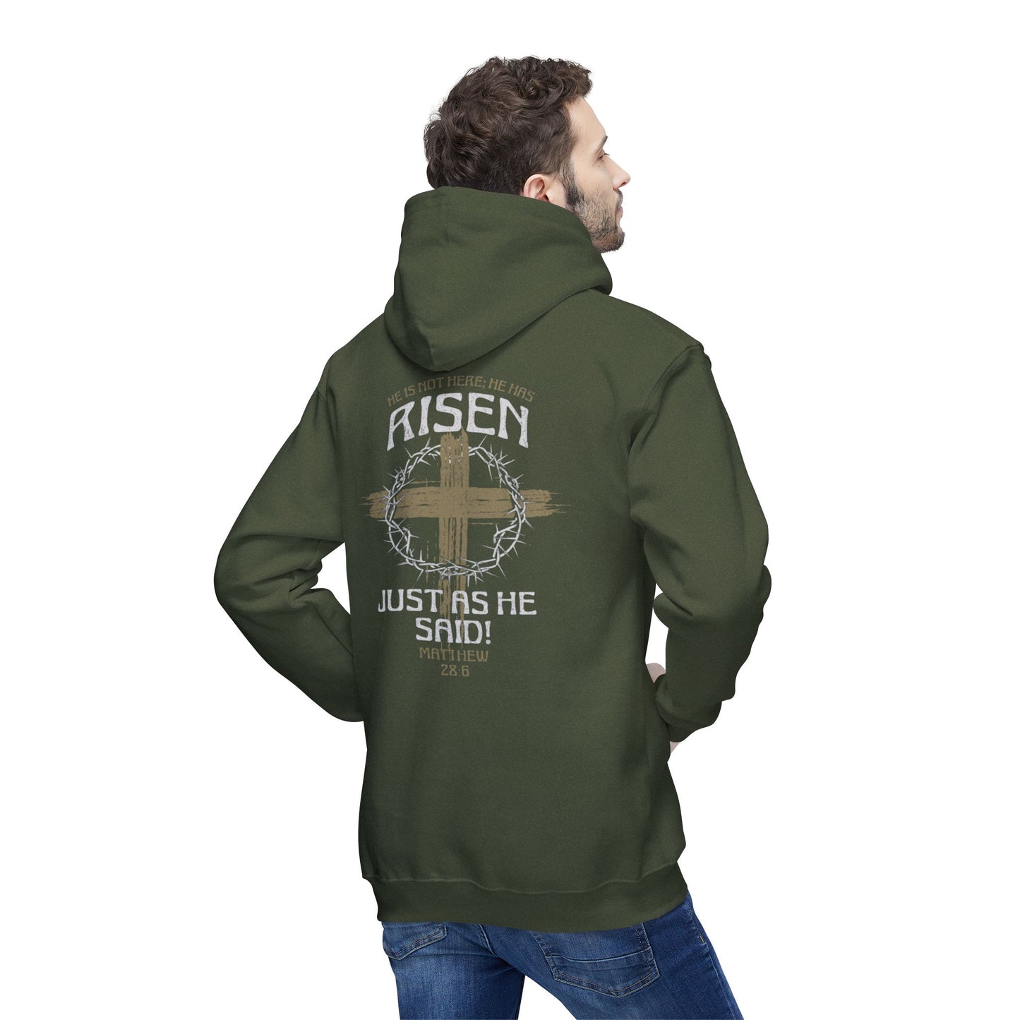RISEN Unisex Hooded Sweatshirt