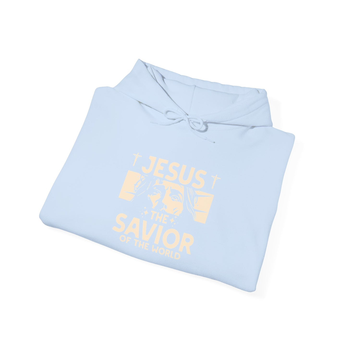JESUS SAVIOR Motivational Hooded Sweatshirt