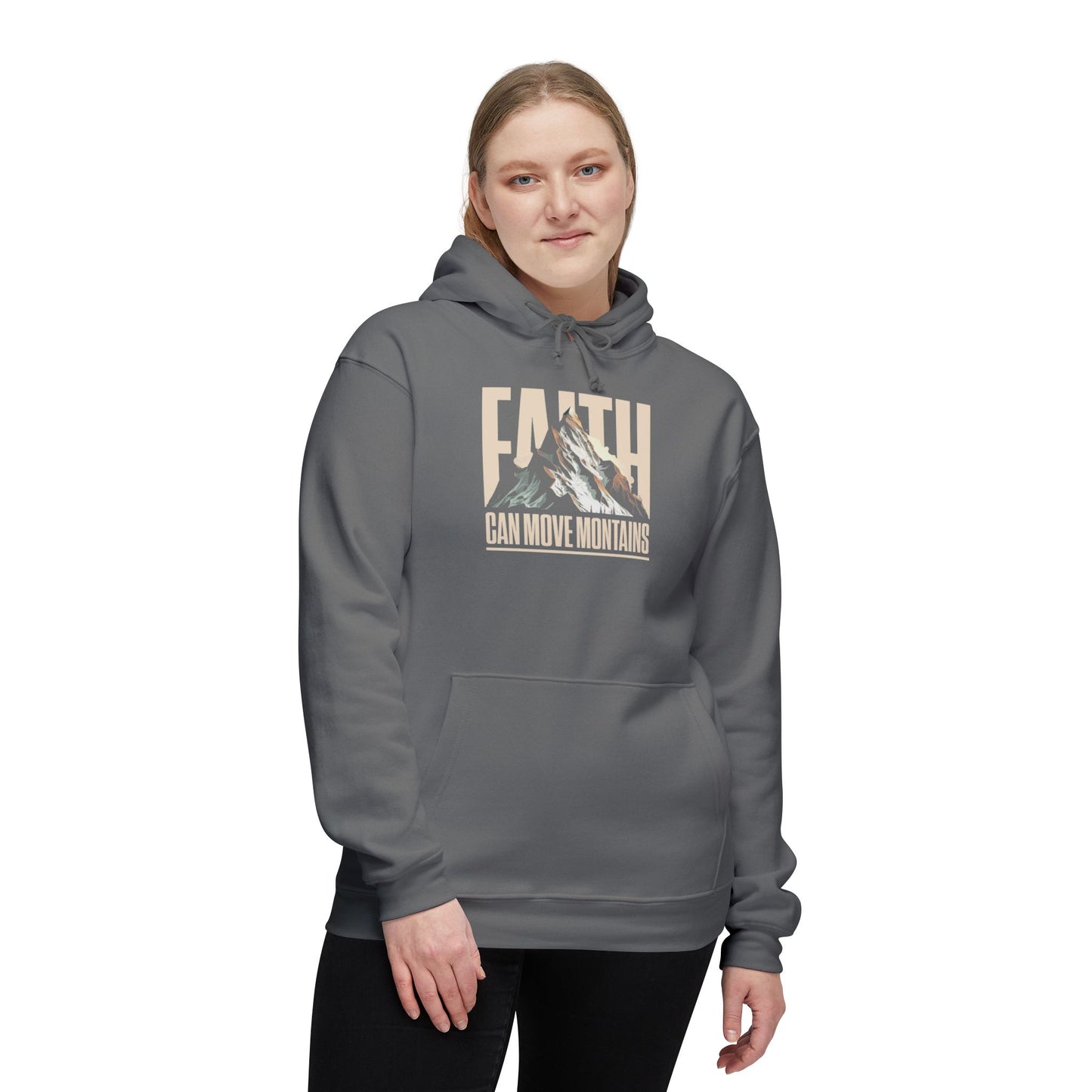 FAITH CAN MOVE MOUNTAINS Unisex Hooded Sweatshirt