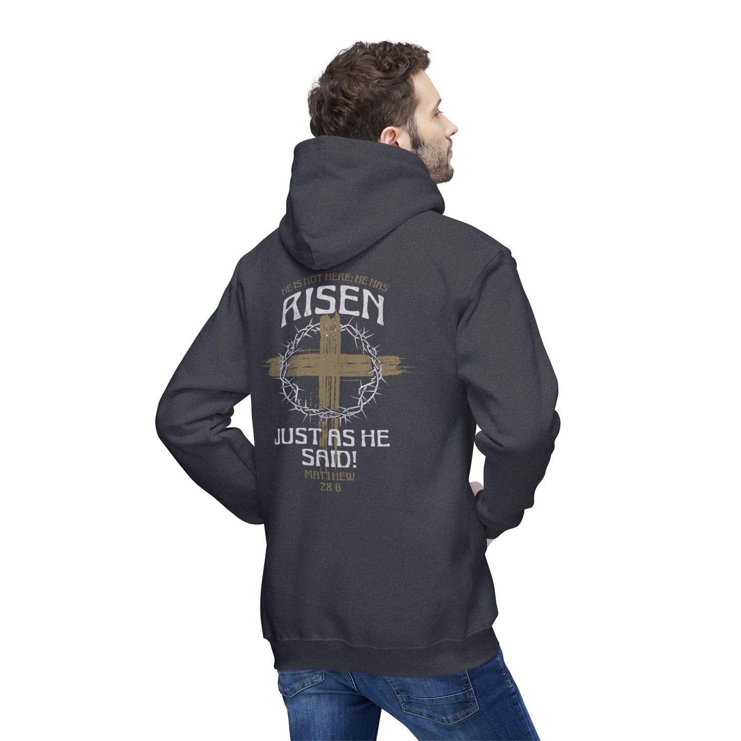 RISEN Unisex Hooded Sweatshirt
