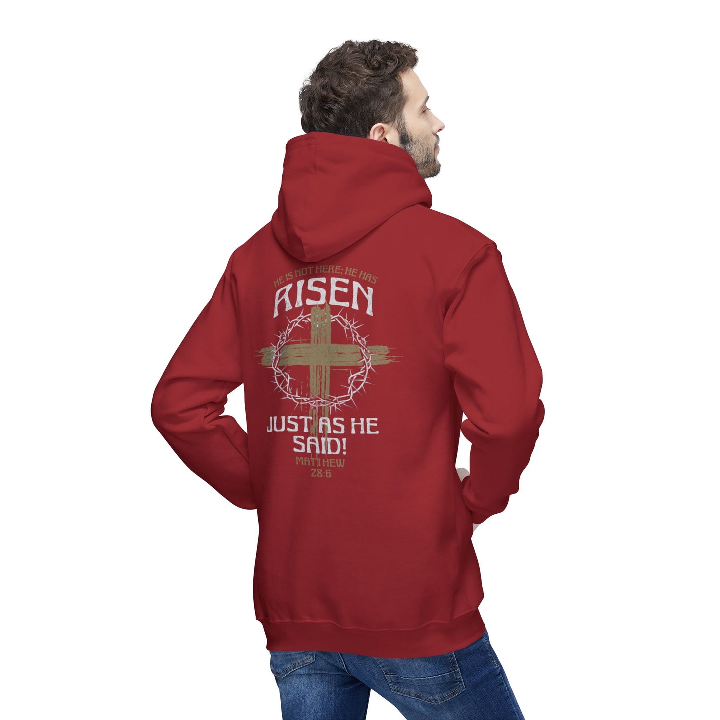 RISEN Unisex Hooded Sweatshirt
