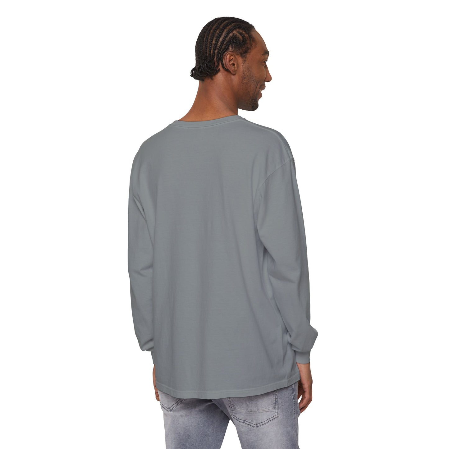 Send Me Garment-Dyed Long Sleeve Shirt - Here Am I! Send Me! Tee