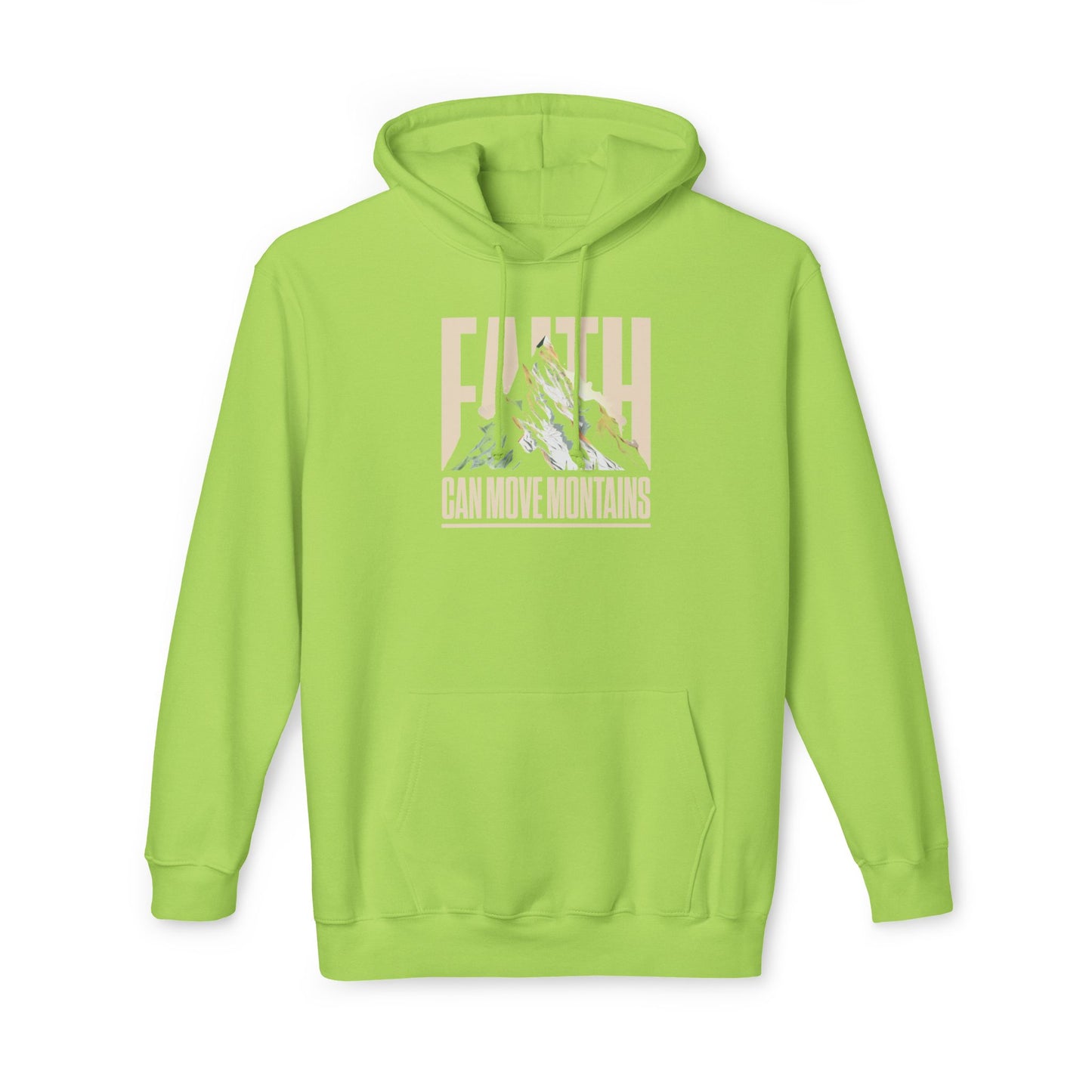 FAITH CAN MOVE MOUNTAINS Unisex Hooded Sweatshirt