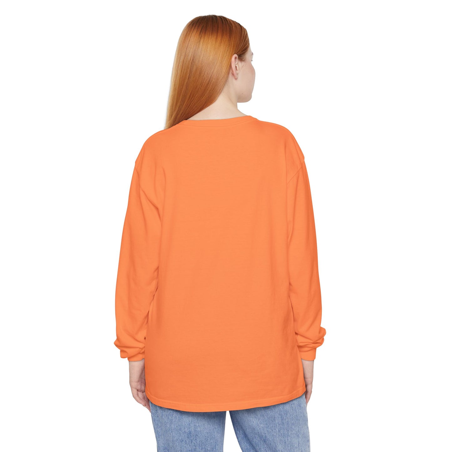 Send Me Garment-Dyed Long Sleeve Shirt - Here Am I! Send Me! Tee