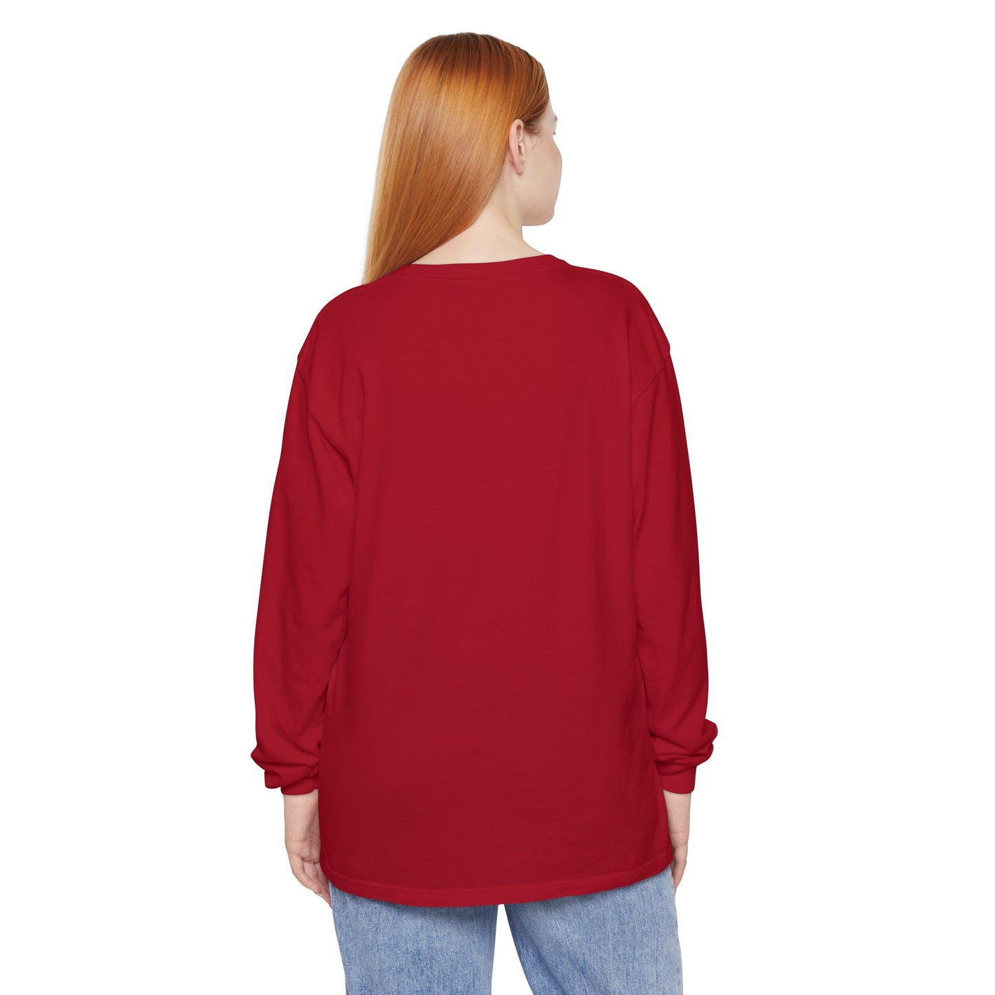 Send Me Garment-Dyed Long Sleeve Shirt - Here Am I! Send Me! Tee