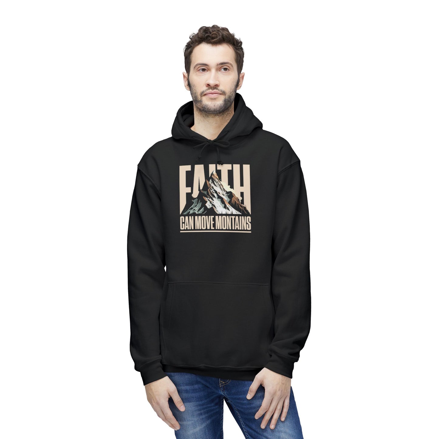 FAITH CAN MOVE MOUNTAINS Unisex Hooded Sweatshirt