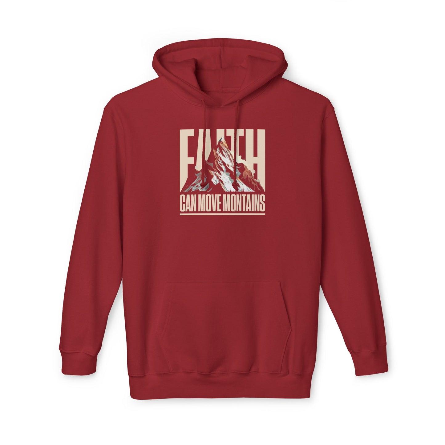 FAITH CAN MOVE MOUNTAINS Unisex Hooded Sweatshirt