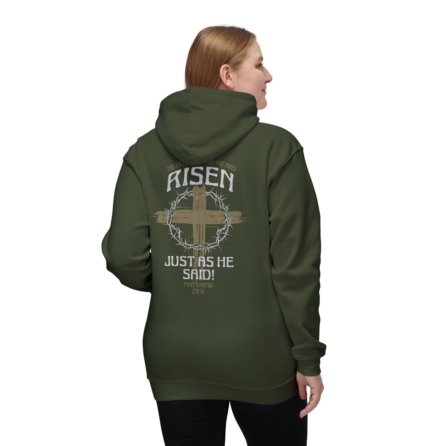 RISEN Unisex Hooded Sweatshirt