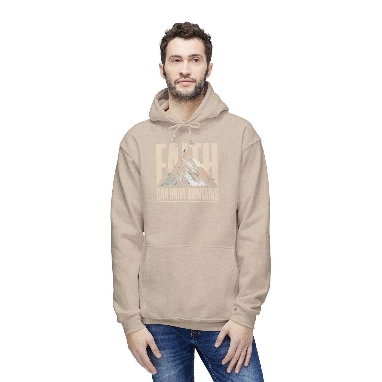 FAITH CAN MOVE MOUNTAINS Unisex Hooded Sweatshirt