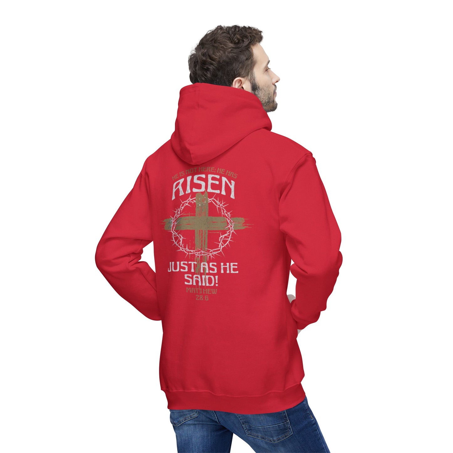 RISEN Unisex Hooded Sweatshirt