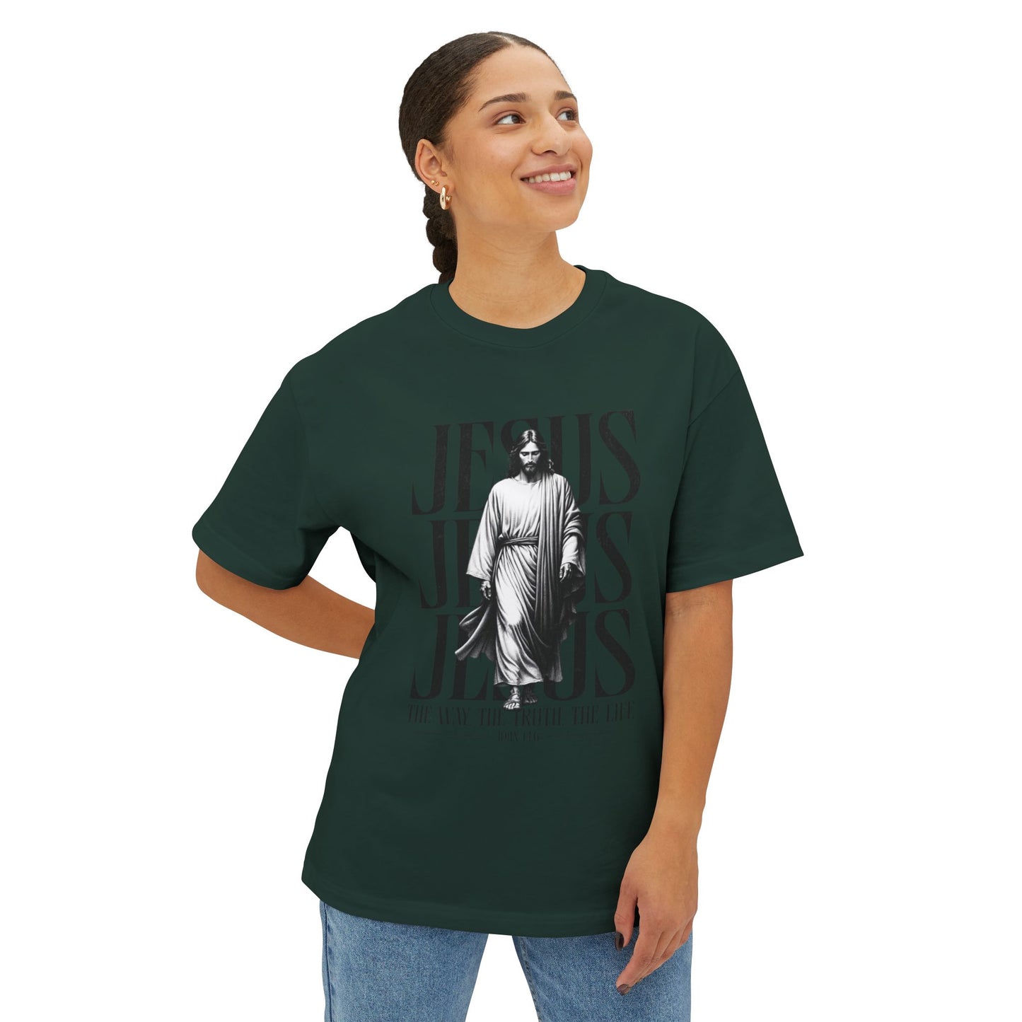 JESUS JESUS Unisex Oversized Tee