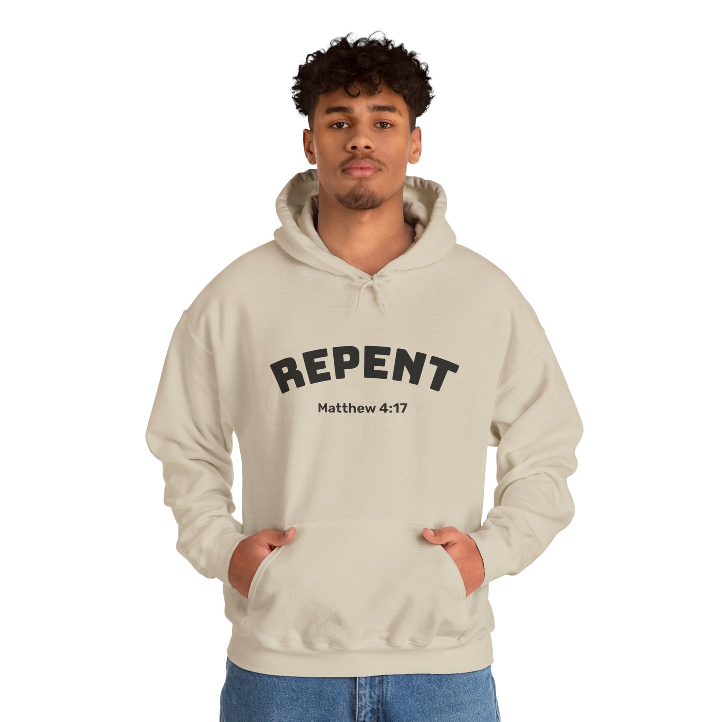 Repent Motivational Hooded Sweatshirt