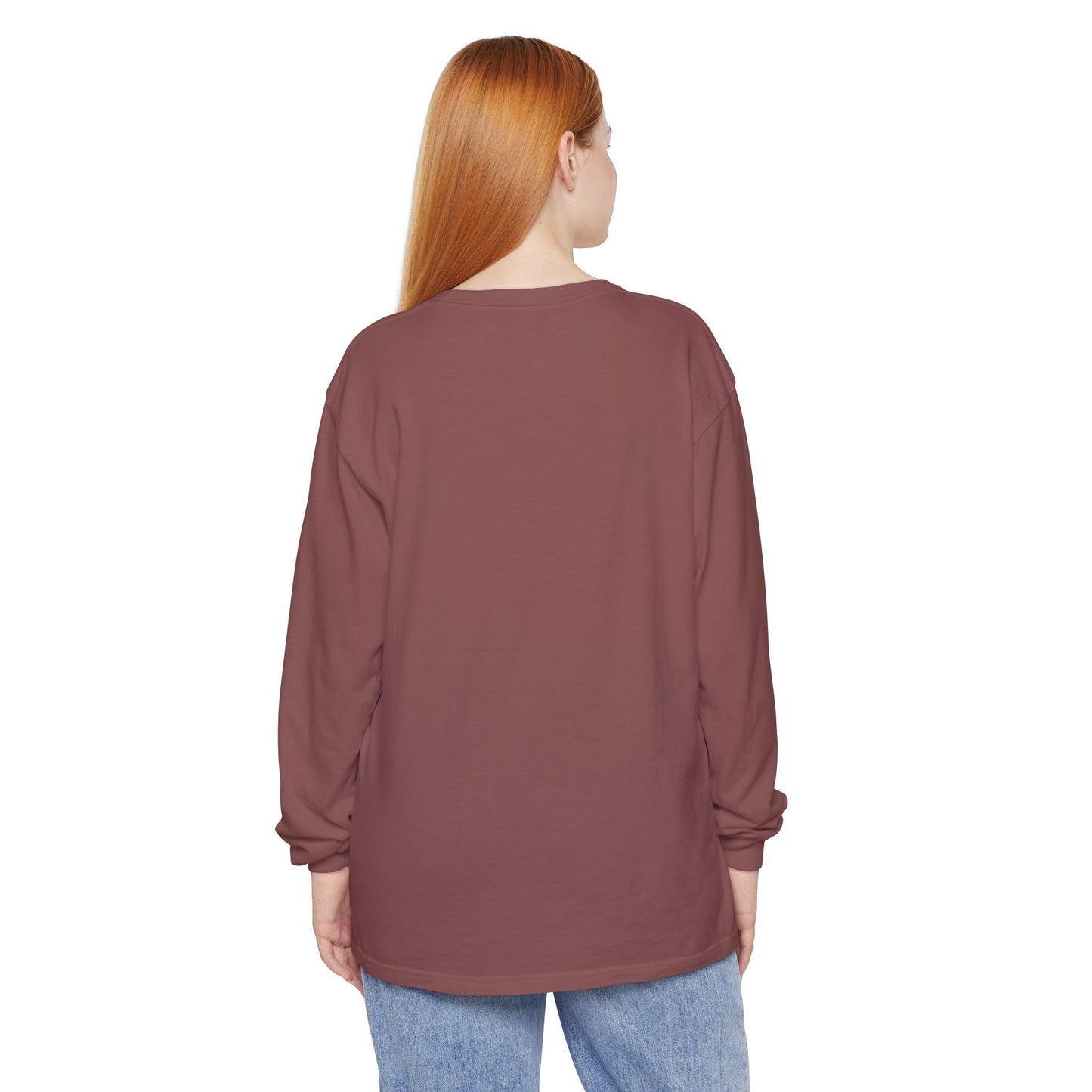 Send Me Garment-Dyed Long Sleeve Shirt - Here Am I! Send Me! Tee