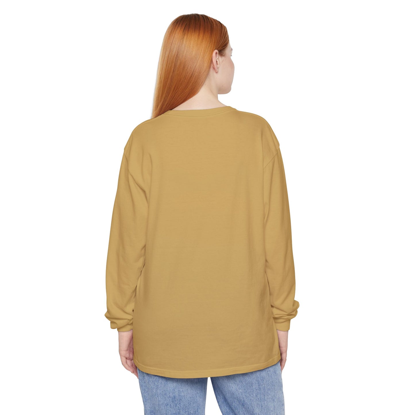 Send Me Garment-Dyed Long Sleeve Shirt - Here Am I! Send Me! Tee