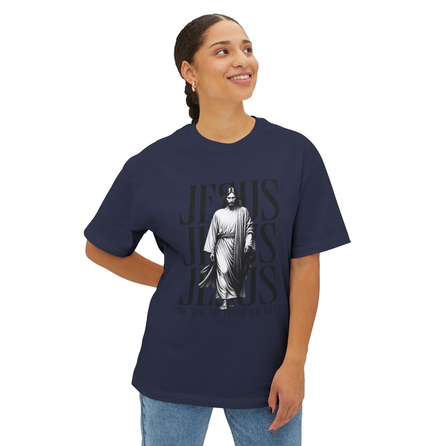 JESUS JESUS Unisex Oversized Tee