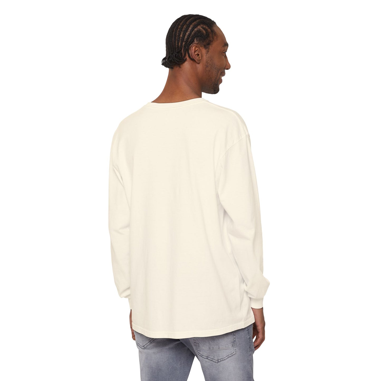 Send Me Garment-Dyed Long Sleeve Shirt - Here Am I! Send Me! Tee