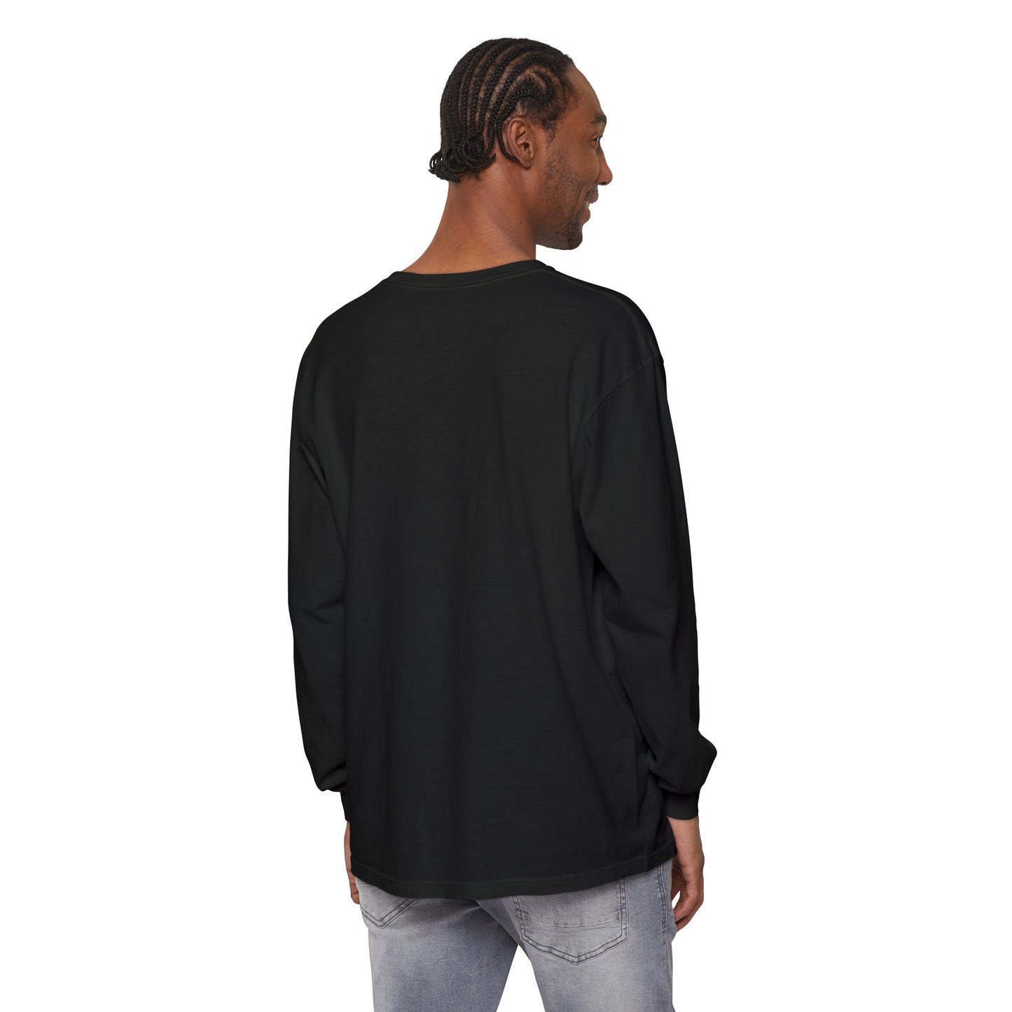 Send Me Garment-Dyed Long Sleeve Shirt - Here Am I! Send Me! Tee