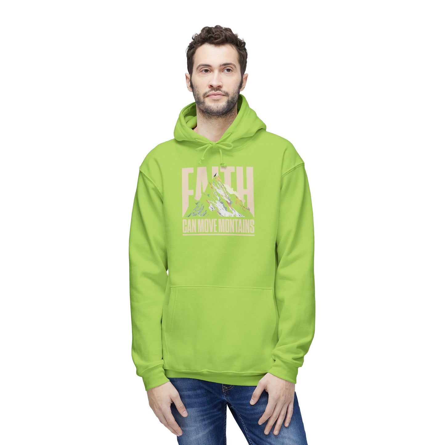 FAITH CAN MOVE MOUNTAINS Unisex Hooded Sweatshirt