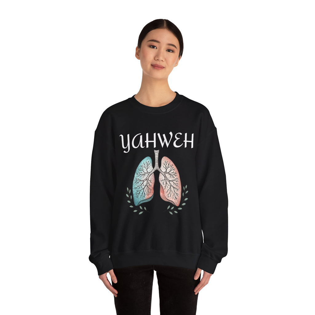 YAHWEH Stylish Faith-Inspired Crewneck Sweatshirt