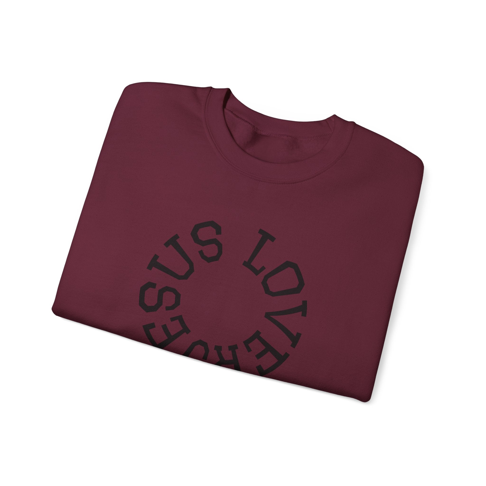 Jesus Lover Faith-Inspired Crewneck Sweatshirt, Various Colors
