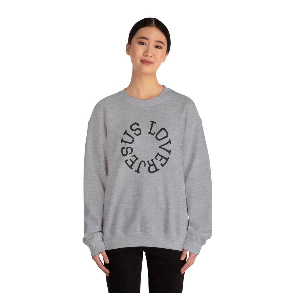 Jesus Lover Faith-Inspired Crewneck Sweatshirt, Various Colors