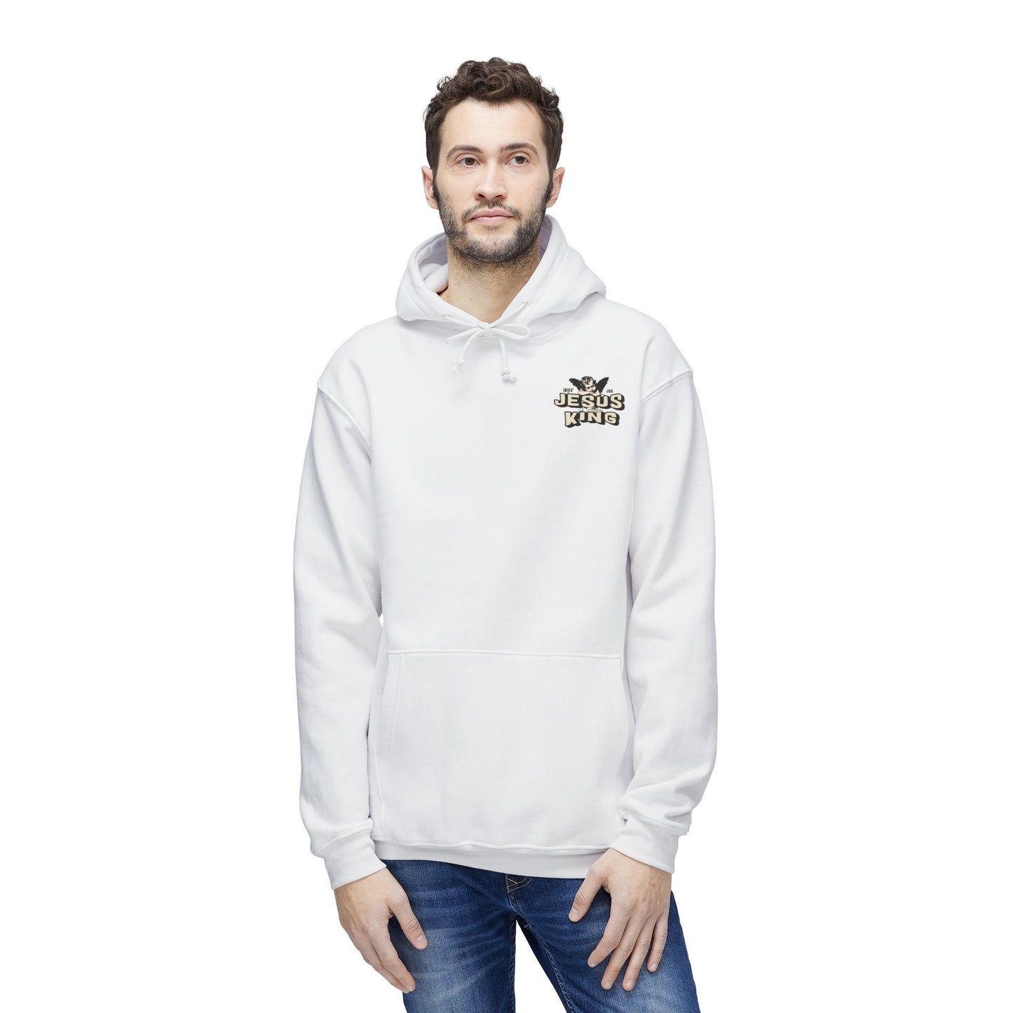JESUS IS KING Unisex Hooded Sweatshirt