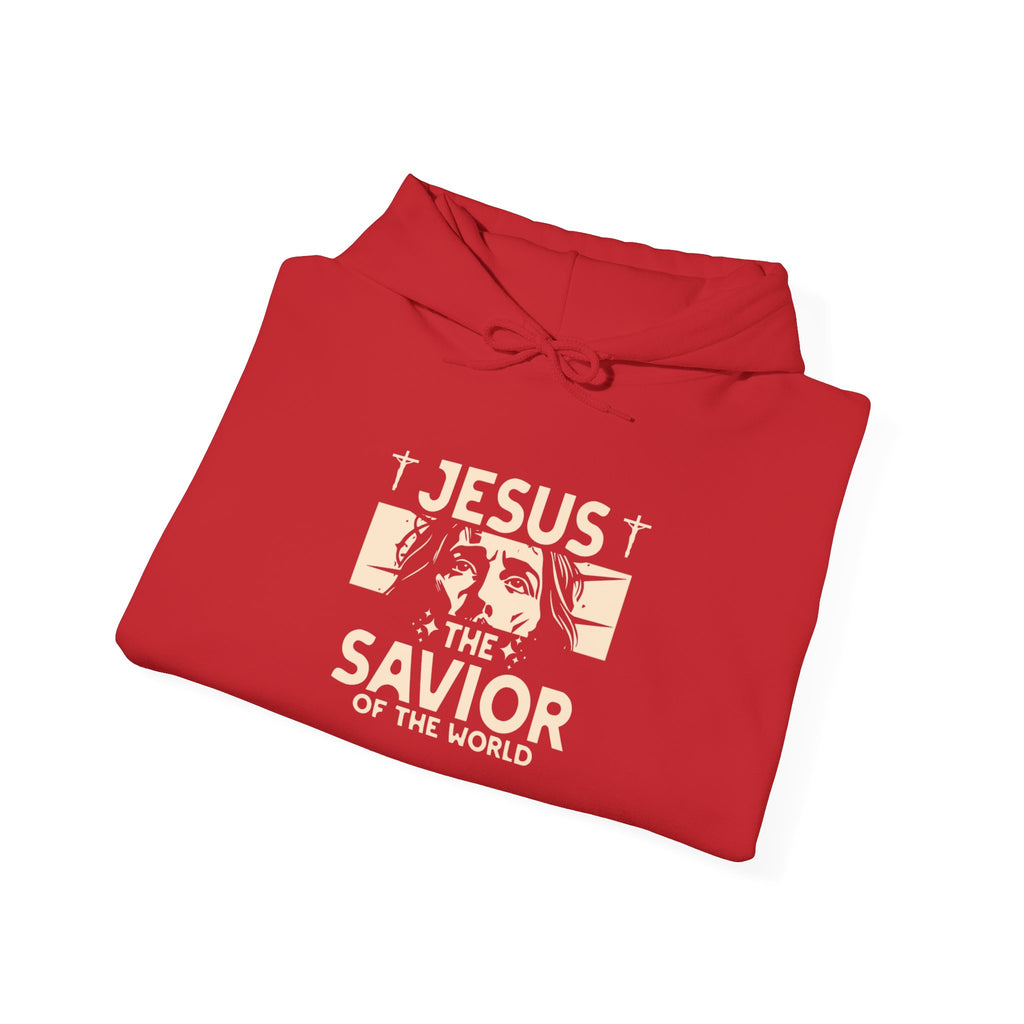 JESUS SAVIOR  Motivational Hooded Sweatshirt