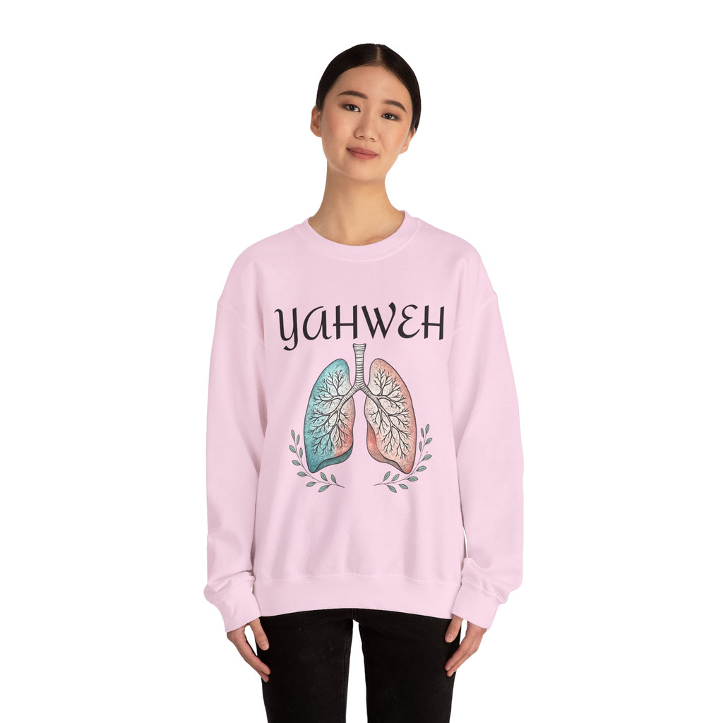 YAHWEH Faith-Inspired Crewneck Sweatshirt Various Colors