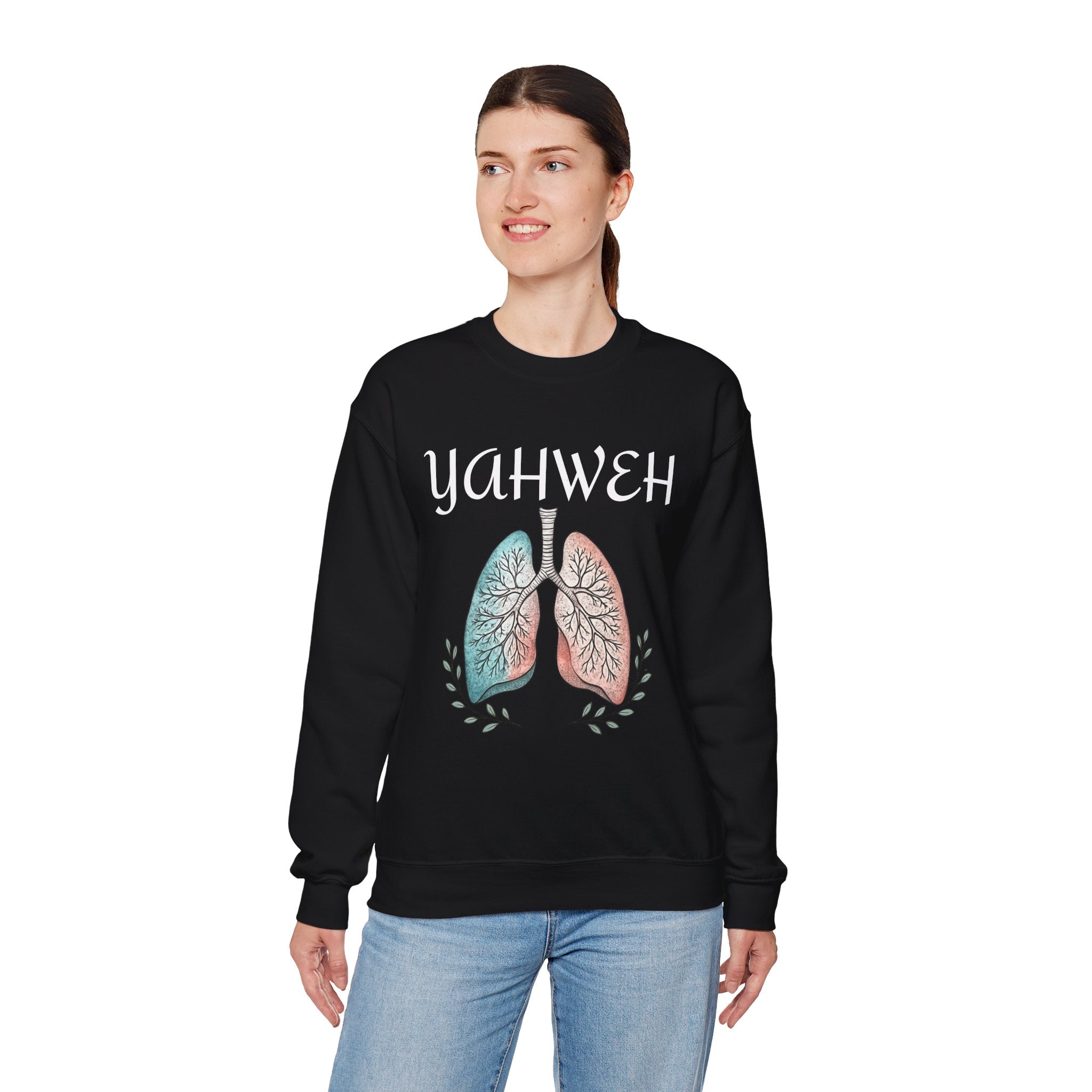 YAHWEH Stylish Faith-Inspired Crewneck Sweatshirt