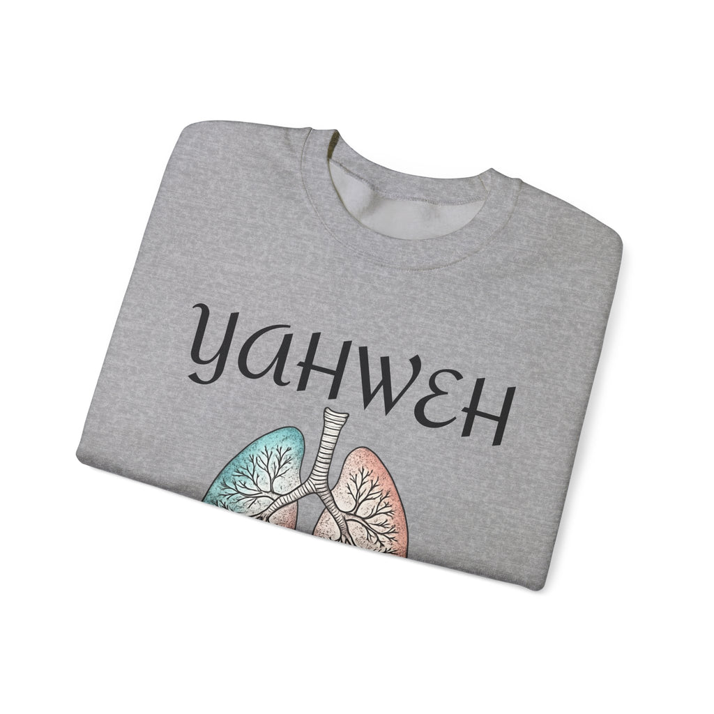 YAHWEH Faith-Inspired Crewneck Sweatshirt Various Colors
