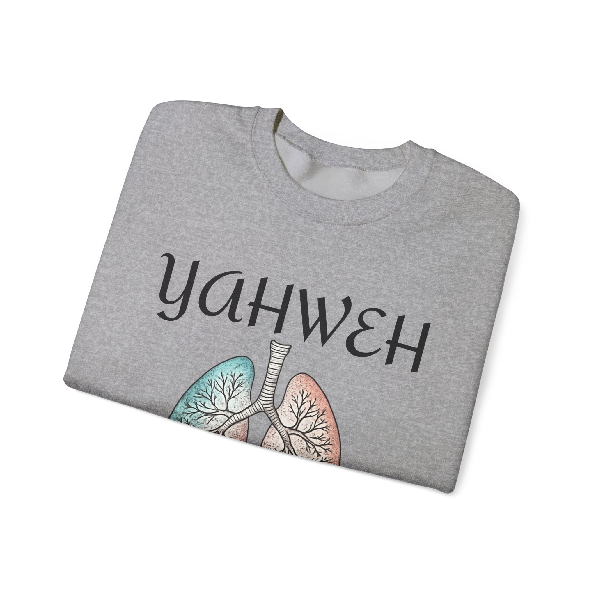 YAHWEH Faith-Inspired Crewneck Sweatshirt Various Colors