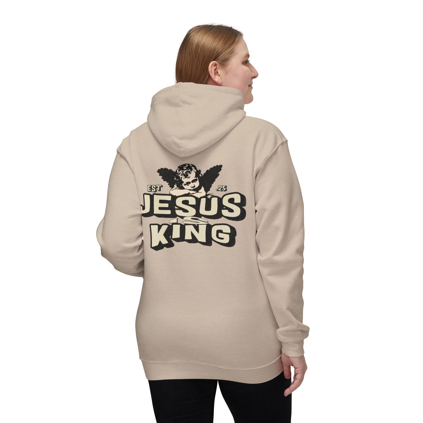 JESUS IS KING Unisex Hooded Sweatshirt