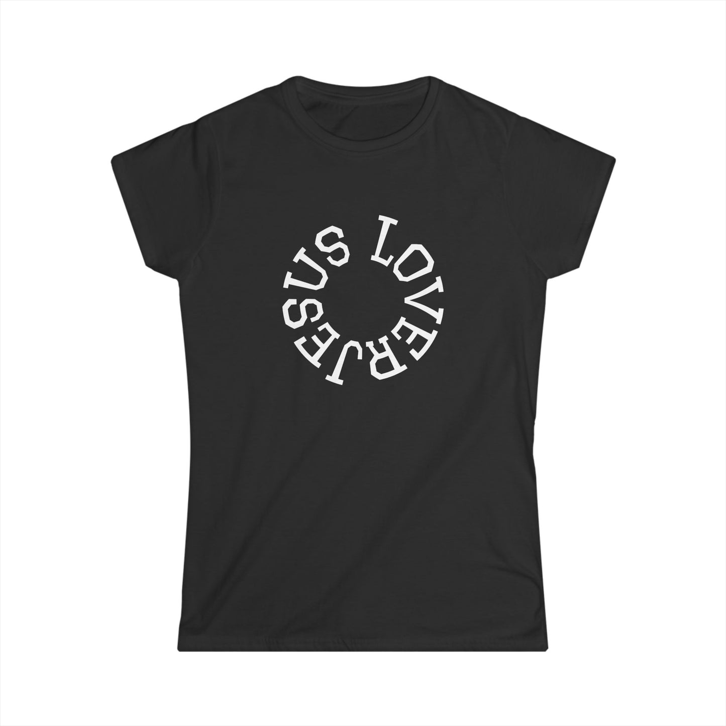 Black Jesus Lover  Women's Softstyle Tee